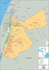 Jordan is 80 percent desert but also contains diverse areas of forests, canyons and wetlands. Jordan Map Physical Worldometer