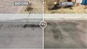 How long and how hard you need to scrub depends on the size of the stain and how long it's been there. How To Easily Remove Oil Stains From Asphalt And Driveways Helpful Tips Spotless Nevada Blasting