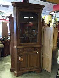Keller Solid Wood Corner Cabinet 350 Furniture Mk Consignment Wood Design Home Designer Forsale Sale Store L Wood Corner Cabinet Wood House Design