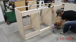 How To Build A Base Cabinet With Drawers Fixthisbuildthat Base Cabinets Building Kitchen Cabinets Cabinet Drawers