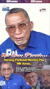 Nik Amar Plawok! Serang Peribadi Memang Dah Sebati Dengan Nik Amar