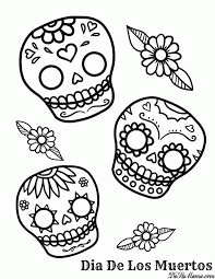 Day of the dead coloring pages images. Dia De Los Muertos Coloring Pages Coloring Home