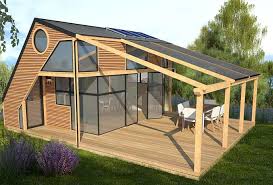 Modern House 3d Model Skp 2 House 3d Model Tiny House Cabin Modern House