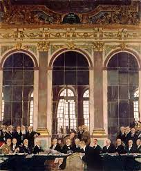 The treaty ended the state of war between germany and the allied powers. Unterzeichnung Des Versailler Vertrags Histoire Et Analyse D Images Et Oeuvres
