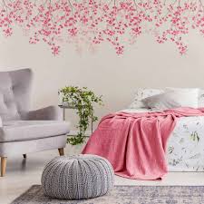 Reusable diy craft stencils for painting tree branch with flowers. Cherry Branches Stencil For Easy Wall Decor Diy And Save With Stencils From Cutting Edge Stencils