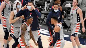 Neto made every shot he took wednesday as the wizards secured an upset victory over the nuggets. Washington Wizards Led By Russell Westbrook And Bradley Beal Capitalize On Brooklyn Nets Defensive Lapses In Wild Finish Abc7 New York