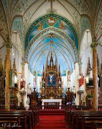 Interior Of Nativity Of Mary Blessed Virgin Catholic Church High Hill Texas Nativity Of Mary Catholic Catholic Church
