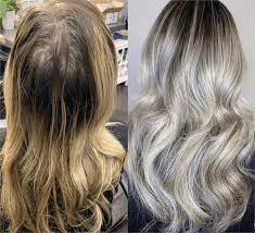 Makeover Gray Faded And Damaged To Magnificent Ash Blonde Ash Blonde Hair Colour Cool Blonde Hair Colour Ash Blonde Hair