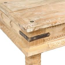 A fine collection of solid wood furnishings for the home. Solid Mango Wood Indian Coffee Table Gandhi Maisons Du Monde