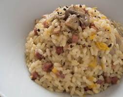 Risotto Aux Champignons Poivrons Et Jambon Ww Risotto Champignons Recettes De Cuisine Recette Risotto