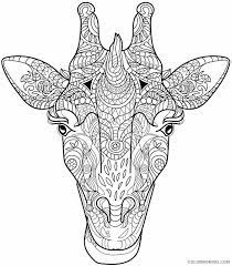 They live in far solar africa, anywhere in the world it is impossible to meet a giraffe, except for, of course, zoos. Adult Animals Coloring Pages Animal For Adults Giraffe Printable 2020 120 Coloring4free Coloring4free Com