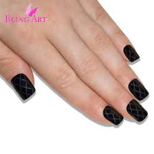 It is a clear nail polish that you can put over any colour you like, and it. False Nails By Bling Art Matte Black French Manicure Fake Medium Tips With Glue At 8 99 Gbp Only From Bling Art