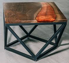 Live Edge Coffee Table Custom Made Table Solid Wood Russian Etsy In 2020 Live Edge Coffee Table Unique Coffee Table Stainless Steel Legs