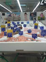 Huge Fish Counter At The Supermarket Aquaponics Ecosystem Aquaponics Fish Aquaponics Kit