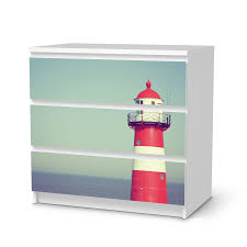 Klebefolie Fur Mobel Ikea Malm Kommode 3 Schubladen Design Leuchtturm Ikea Malm Kommode Mobel Klebefolie Ikea Malm