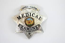 Investigator Office Of The Medical Examiner Coroner Santa Clara County California Bling Badge Badge Police Badge