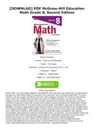 Check spelling or type a new query. Mcgraw Hills Math Grade 8 Professional Technical Books Urbytus Com