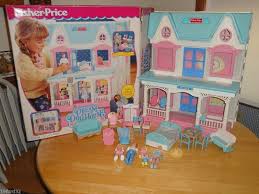 Fisher Price Loving Family Dream Doll House 1990 39 S W Box Figures Amp Accessories This Was Fisher Price Doll House Loving Family Dollhouse Childhood Toys