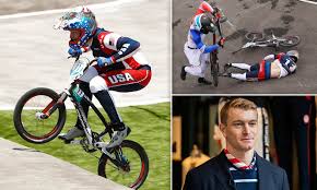 Bmx racer, was rushed to the hospital following a crash during the semifinals at the 2020 tokyo olympics. Eg7a2fjq7h93wm