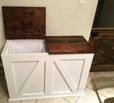 Clever Ideas To Hide Your Kitchen Trash Can Trash And Recycling Bin Kitchen Trash Cans Recycle Trash
