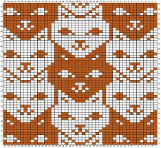 Ravelry Teehsus Tessellated Cats Knitting Charts