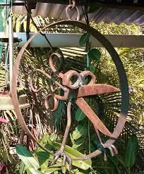 Bird Made From An Old Scissor Metal Yard Art Metal Tree Wall Art Scrap Metal Art