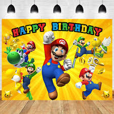 Thank you for inspiring some people. Super Mario Photography Backdrop Boys Happy Birthday Party Photo Background Prop Ebay