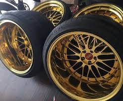 Black And Gold Bbs Rims Bbs Wheels Deep Dish Alloy Wheel Wheel Rims Wheel