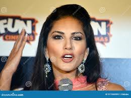 Sunny Leone, Indian Actress and Model Editorial Image