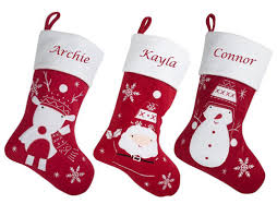 Affordable and search from millions of royalty free images, photos and vectors. Personalised Embroidered Christmas Stocking Red White Scandinavian Hoolaroo