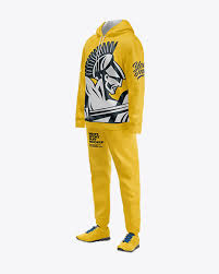 Download Men S Sport Suit Mockup Half Side View In Apparel Mockups On Yellow Images Object Mockups