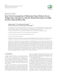 Malaysia is allegedly the fattest country in asia, with around half of the population considered to be overweight or obese.perhaps more alarmingly, the rate of childhood obesity has rocketed to 41 million children aged under five. Pdf Four Week Consumption Of Malaysian Honey Reduces Excess Weight Gain And Improves Obesity Related Parameters In High Fat Diet Induced Obese Rats Francis Kanyan Enchang Academia Edu