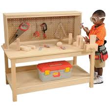 Finding the ideal wood working projects for your kids may appear to be troublesome, yet it's simply an issue of discovering things kids can really utilize. Wooden Workbench With Vise Kids Workbench Diy Workbench Kids Tool Bench