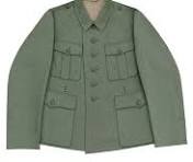 WW2 German Police M41 EM Mottled Green Summer Tunic Feldbluse