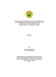 Maybe you would like to learn more about one of these? Top Pdf Analisis Lembar Kerja Siswa Mata Pelajaran Matematika Ditinjau Dari Taksonomi Bloom Revisi Analisis Lembar Kerja Siswa Mata Pelajaran Matematika Kelas Vii Ditinjau Dari Taksonomi Bloom Revisi 123dok Com