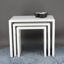 Free shipping on prime eligible orders. Joolihome Nest Of Table 3 Gloss White Coffee Table Nesting Tables Wood Side Table Set Of 3 Living Room F Office Furniture Set Coffee Table Wood Side Table Wood