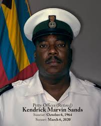 RBDF Expresses Condolences to PO (Retired) Kendrick Sands Coral Harbour  Base, 11 MAR. '20 (RBDF): The Royal Bahamas Defence Force extends sincerest  condolences to the family of the late Petty Officer (PO)