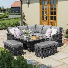 Maybe you would like to learn more about one of these? Maze Rattan Richmond Grey Corner Bench Set Dunelm Rattan Garden Furniture Corner Dining Set Bench Set