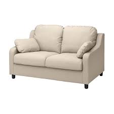 Homcom divanetto 2 posti stile nordico grigio chiaro in tessuto. Vinliden Cover For 2 Seat Sofa Hakebo Beige Ikea
