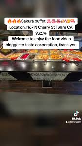 🔥🔥🔥Sakura buffet ♨️♨️♨️🍻🍤🍣, Location:1167 N Cherry St Tulare CA  93274, Welcome to enjoy the food video blogger to taste cooperation, thank  you