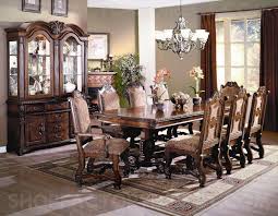 A dining room is a room for consuming food. Neo Renaissance Formal Dining Room Set Table 6 Side 2 Arm Chairs China Cabinet For Sale Online