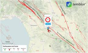 M 4 Earthquake At Southern Tip Of The Great 1906 San Andreas Rupture Temblor Net