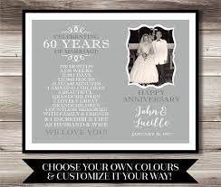 The diamond anniversary was acceptable either at 60 or 75 years. 60 Year Anniversary Photo Gift Digital Print 60th Etsy Anniversary Photo Gift Printed Birthday Birthday Gifts For Grandma