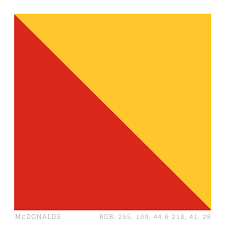 Mcdonald S Brand Colours Yellow Pantone Pms 123 C Hex Ffc72c Rgb 255 199 44 Cmyk 0 100 91 0 Red Yellow Pantone Brand Color Palette Brand Colors