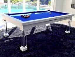 The bold and versatile design allows you to instantly transform your dining room into a fun game room the whole family will love. Luxury Convertible Dining Pool Table Billiard Dining Desk Fusion Monaco 7 7 Ft Ebay