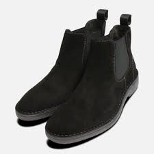 How to wear black chelsea boots. New Black Suede Italian Chelsea Boots For Men