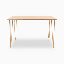 Mounting finished weight finished perfect legs,black table to included,no coated 28 height dining screws legs,well capacity included your table,office diy 330 instruction 3/8 powder dining up table,kitchen. Brass 120cm Hairpin Rectangular Dining Table Wooden Dining Tables