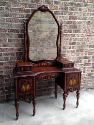 Antique Bedroom Vanity Makeup Dressing Table Desk W Gorgeous Mirror Ornate Ebay Antique Bedroom Furniture Vanity Table Vintage Antique Bedroom Set