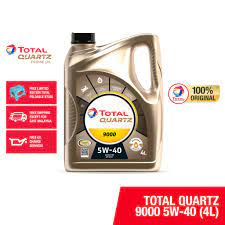 Last twice longer than ordinary oil. Total Quartz 9000 5w 40 Fully Synthetic Engine Oil 4l Shopee Malaysia