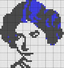 Princess Leia Star Wars Perler Bead Pattern Star Wars Crochet Star Wars Quilt Star Wars Crafts